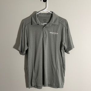 Big O Tires grey polo medium